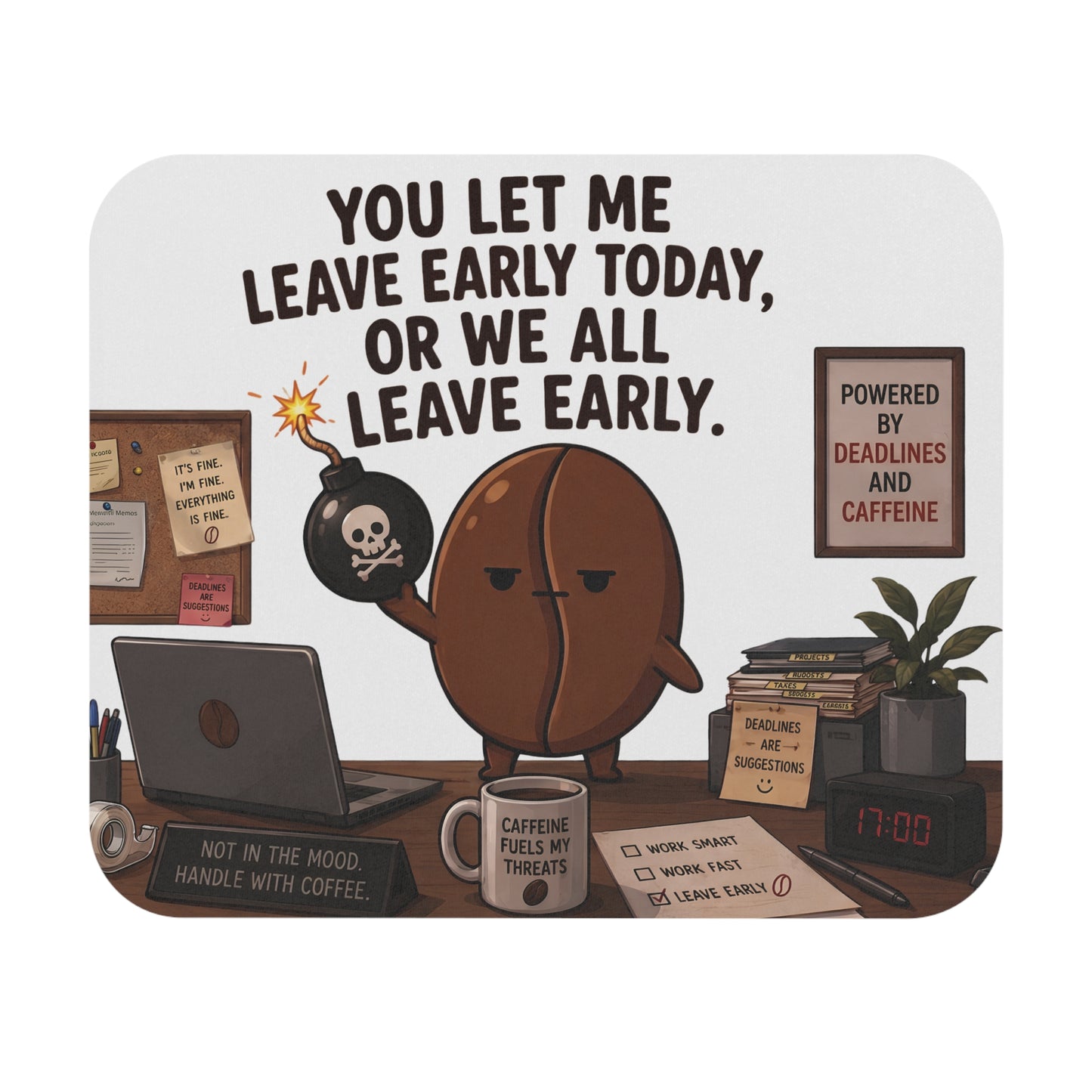 Work Life Balance mouse pad