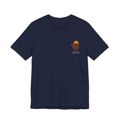 Construction Crew Avocado Tee – "Sorry, I’m Busy Being Awesome" Pocket Shirt