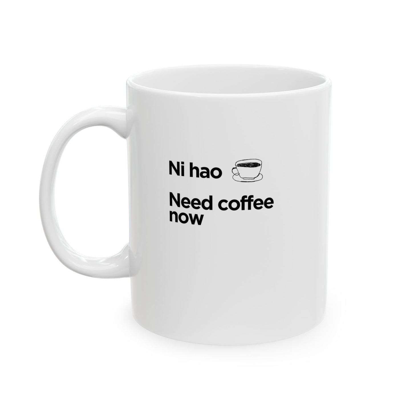 Ni hao. Need coffee now