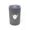 11oz Insulated Tumbler — Cute Coffee Bean Holding Coffee & Syrup