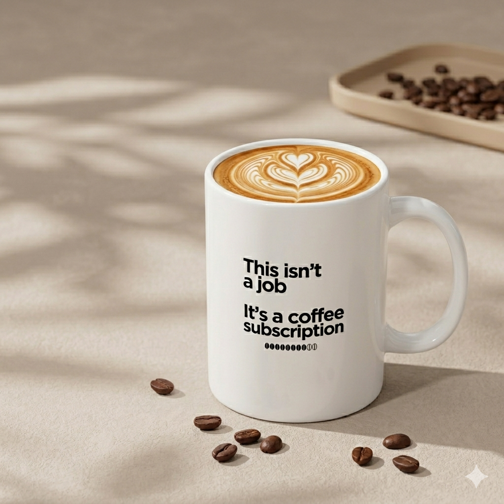 This isn't a job. It's a coffee subscription