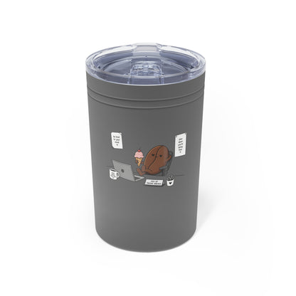 Coffee Bean Desk Tumbler — Cute Work-From-Home Coffee Cup (11oz)
