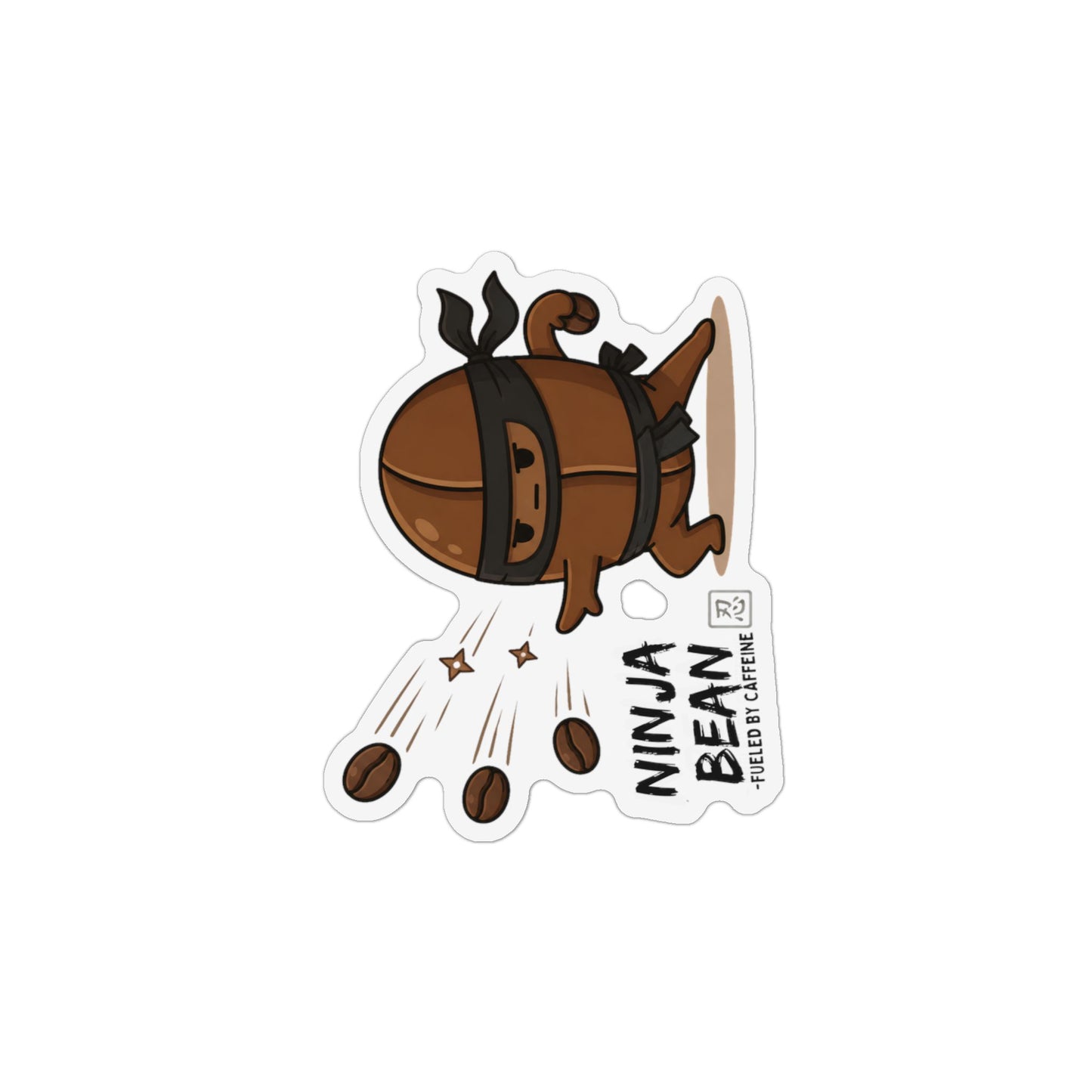 Ninja Bean Fridge Magnet